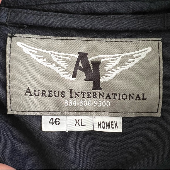 Aureus International Flight Suit 46 XL‎  X-Large Nomex Jumper Aviation Airwolf - Picture 3 of 10